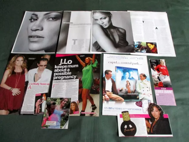 Jennifer Lopez   Actress/Film Star- Clippings Cuttings  Pack