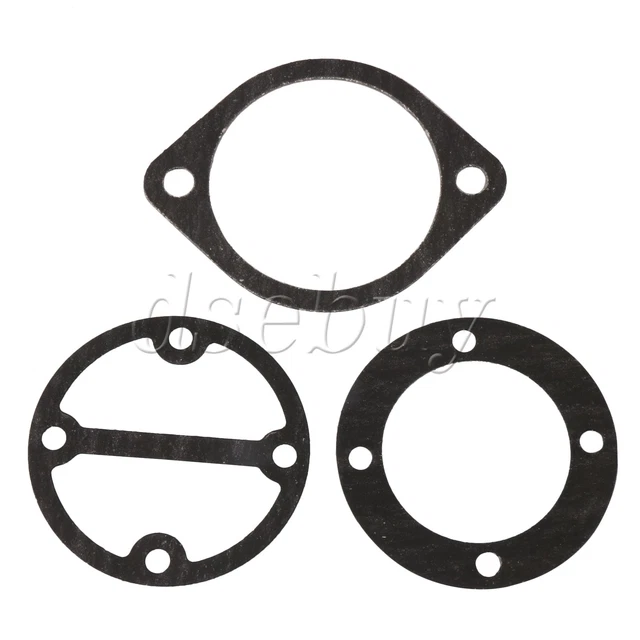 Air Compressor Valve Gaskets Black Paper Top Middle Next Set for Repair