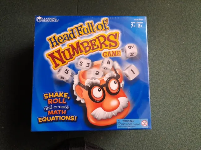 HEAD FULL OF NUMBERS Learning Game by Learning Resources - Maths Equations