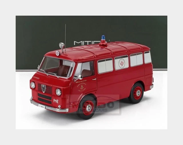 Miniature Innocenti Mini Cooper MK1 1968 - Rouge Et Noir - Mitica 1/18 - MITICA205004-D