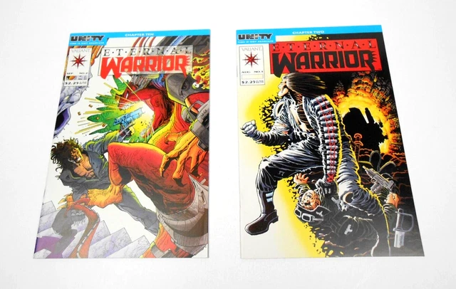 Eternal Warrior #1, 2 Frank Miller Walt Simonson 1992 Valiant Comics VF/NM