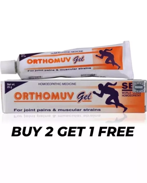 SBL SBL Orthomuv Gel for joint pains Buy 2 Get 1- 25 gm Each