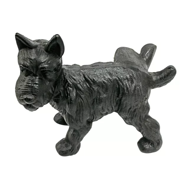 Naughty Peeing Scotty Dog Bookend