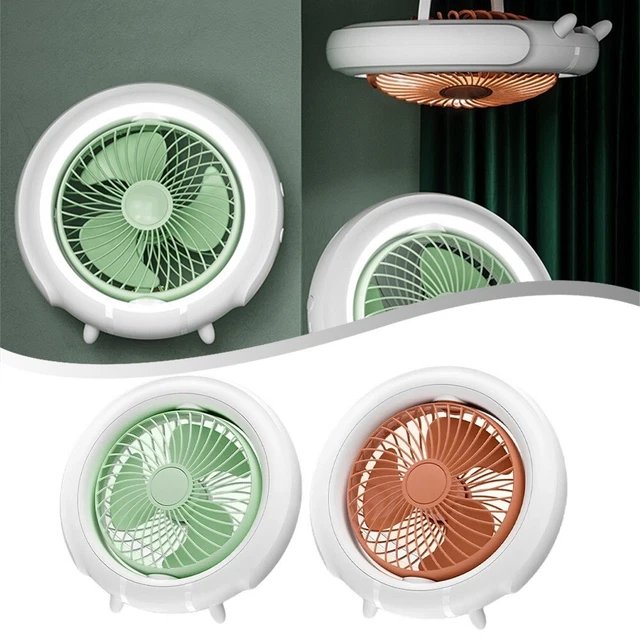 Ventilatore A Soffitto Con Luce LED Regolabile - Silenzioso Con Telecomando E Timer - Effetto Legno 42W 3000lm - 2