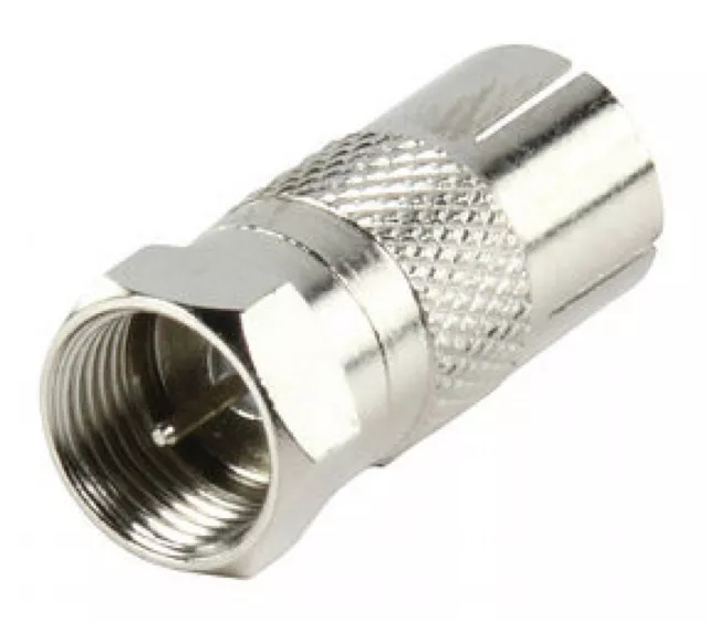 Dencon Accessories 7072 F-Type Plug to Coaxial Socket