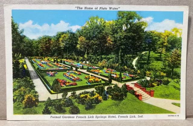 Home of Pluto Water French Lick Springs Hotel Indiana Postcard 426