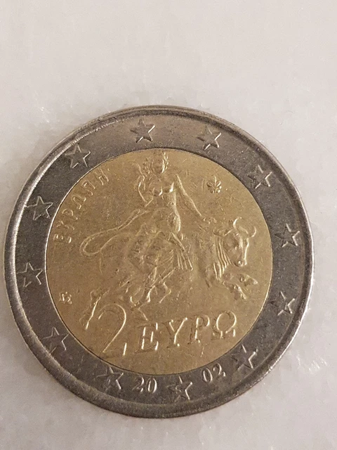 2 EURO MÜNZE GRIECHENLAND EYPO 2002 "S" fehlprägung EUR 5.000,00