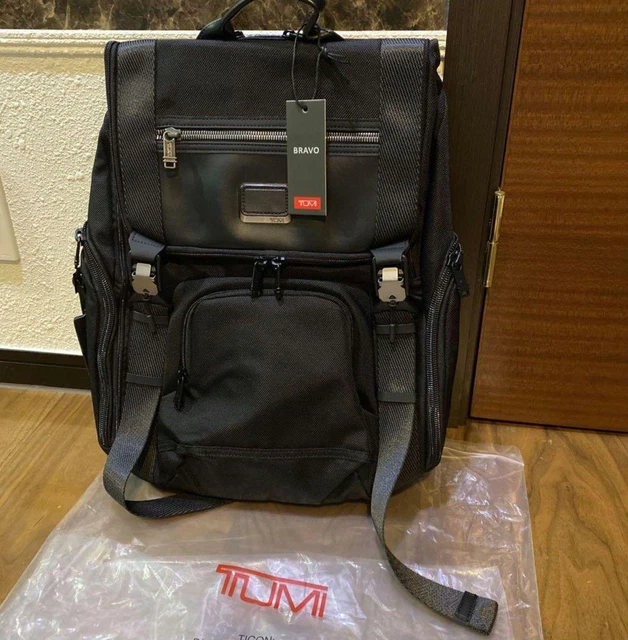 TUMI Alpha Bravo Lark Ballistic Nylon Backpack Black Shoulder Business Sports
