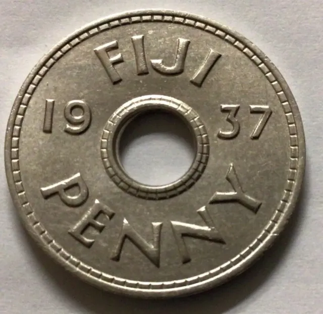 1937 Fiji Penny KM-7