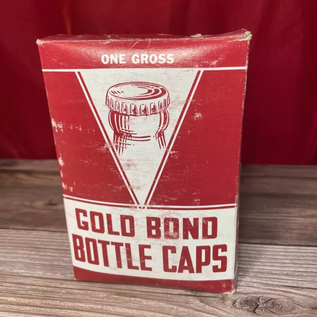Vintage Package of Gold Bond Bottle Caps One Gross