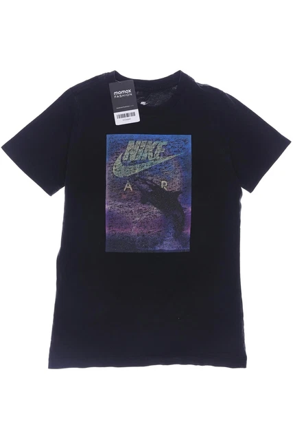 Nike T-Shirt Jungen Oberteil Shirt Gr. EU 134 Baumwolle schwarz #x12sqwn