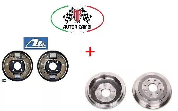 Kit Freni Posteriori Ganasce Cilindretti Tamburi Piattello Fiat Panda 169 2003>