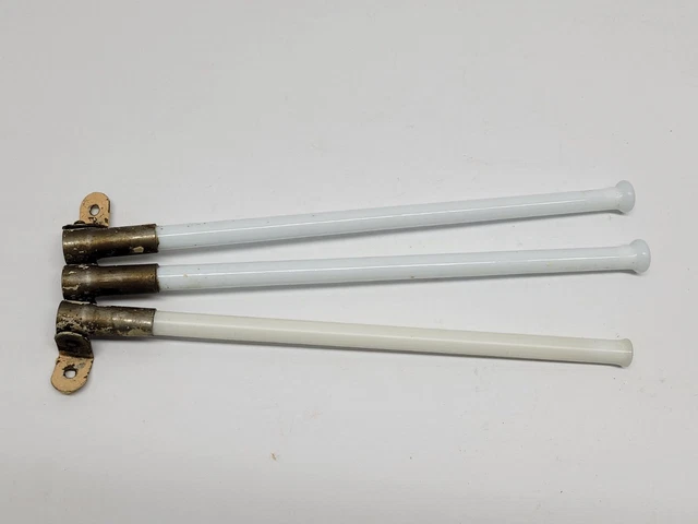 Vintage Milk Glass 3 Swing Arm Towel Bar Rack
