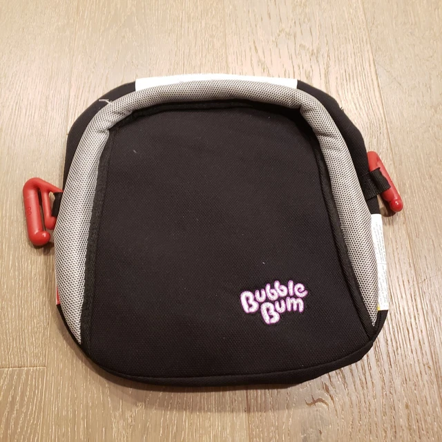 BubbleBum BB0004 Travel Booster Car Seat - Black 2022 manufacture year e6b