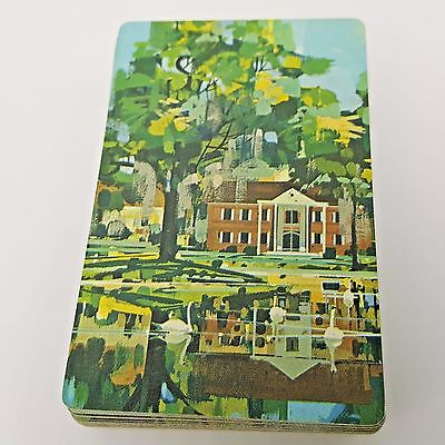 Plantation House Playing Cards Swans South Mid Century Stardust