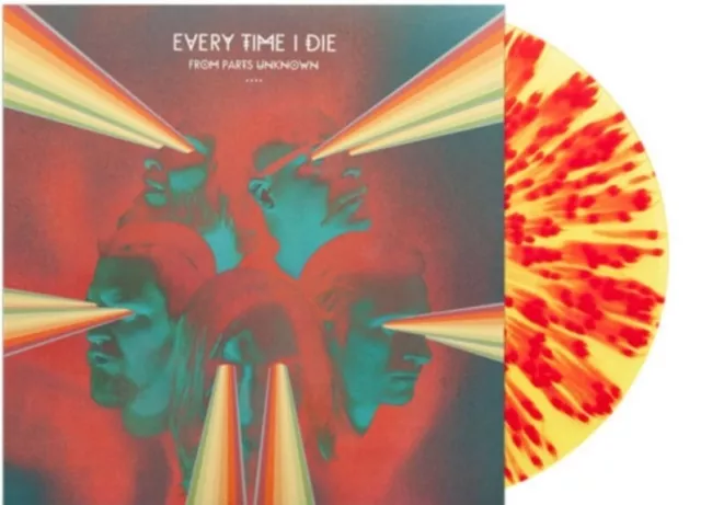 Every Time I Die From Parts Unknown Lemon w/Apple Splatter Vinyl Underoath nofx