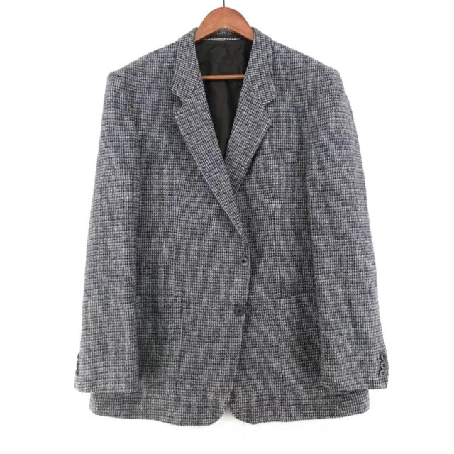 Harris Tweed 100% Laine Gris Veste Blazer Taille US/UK 44 Eu