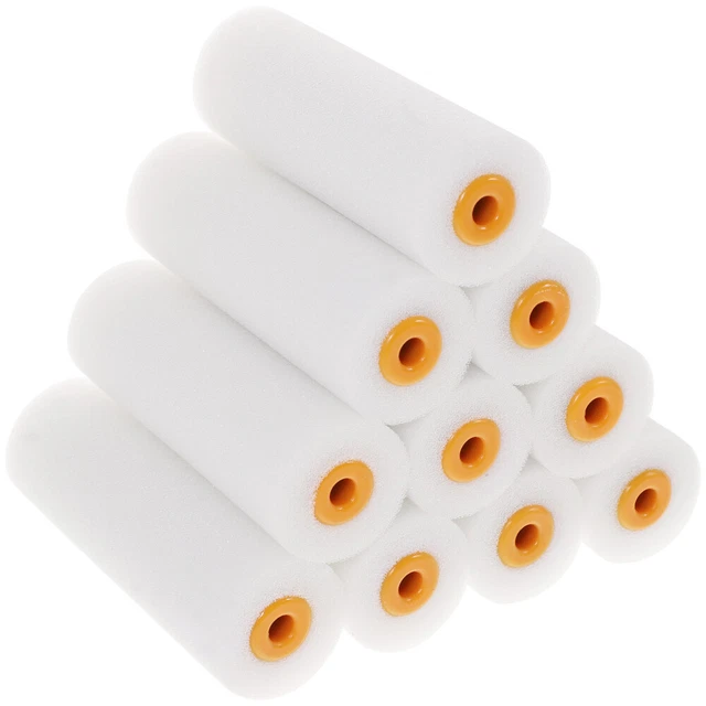 10 un. cubiertas para rodillo de pintura esponja rodillo de pintura rodillo de color de techo mini