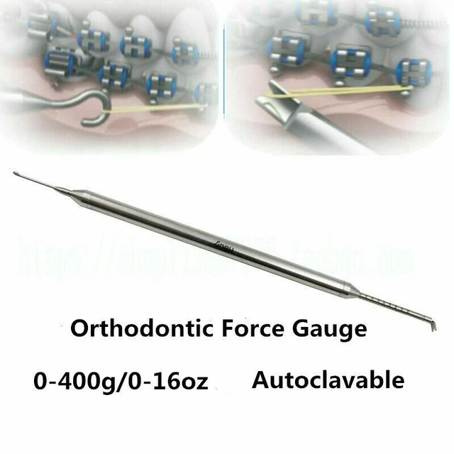 DENTAL LAB ORTHODONTIC Stress Tension Meter Force Gauge Dynamometer