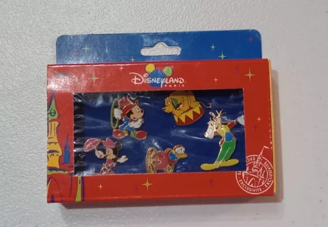 Disneyland Paris Toon Circus COMPLETE SET Pal Collector’s Teasing Pin Set Disney