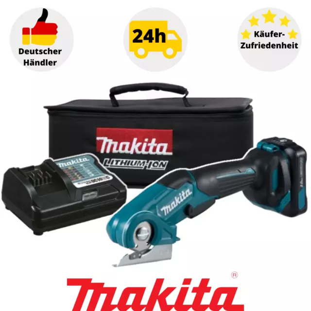 Makita CP100DWA Akku-Universalschere 10,8V (12V max.) mit BL1020B 2 Ah Ladegerät