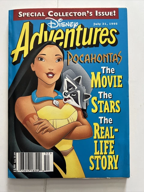 Disney Adventures The Magazine Issue July 31st 1995 Pocahontas Special Collector