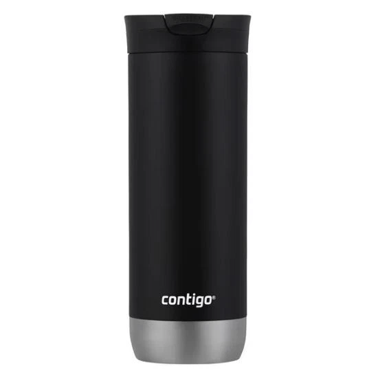 Travel Mug Contigo Leak proof Lid Stainless Steel Thermos 16fl oz Coffee Tea cup