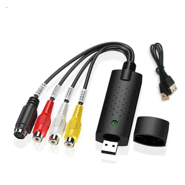 USB 2.0 Audio TV Video VHS to PC DVD VCR Converter ne Card Adapter Capture J8Y9