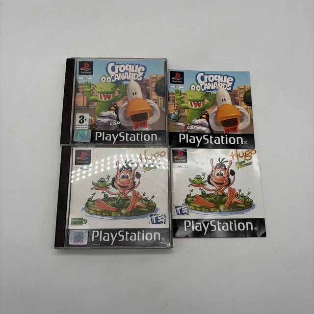 Lot De 4 Jeux PlayStation 1 (PS1) - État Bon - Version PAL FR - Idéal Pour Collectionneurs