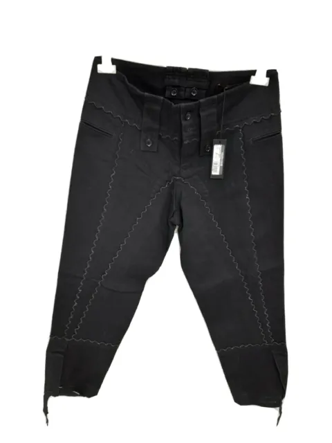 Roberto Cavalli jeans short bermuda donna woman tg 40 44 pants nero pantaloncino