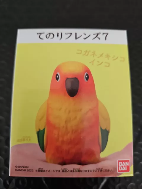 NEW: SUN CONURE (PARAKEET) Bandai Namco Tenori Friends 7 Bird Mini Figure Japan