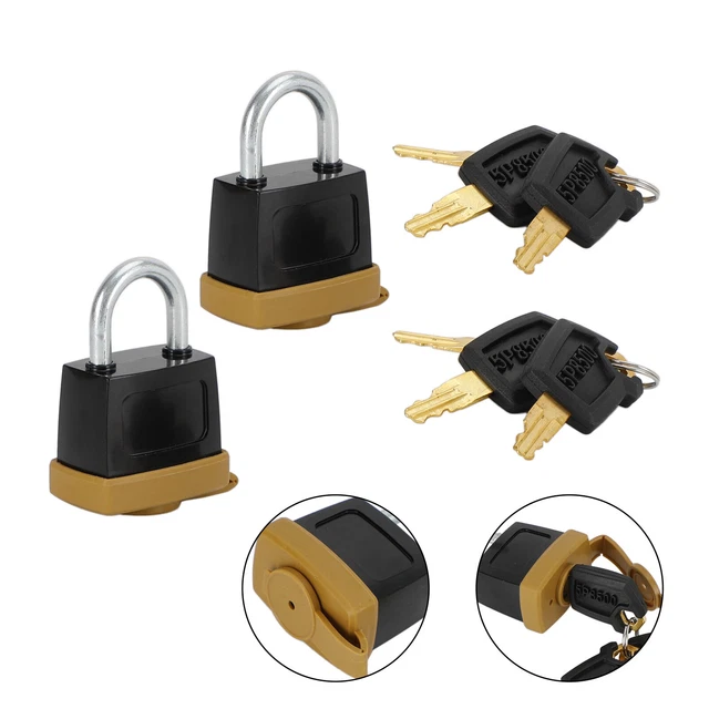 2Set Padlock Pad Lock For Caterpillar (CAT) 5P8500 246-2641 W/6 Keys WR