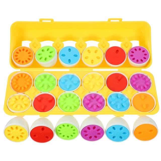Color Shape Sorter Puzzle Kids Matching Egg Toy Toys for Toddlers Girl