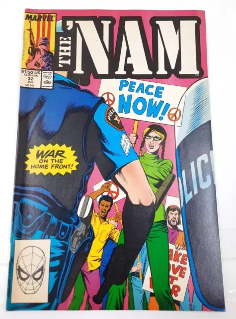The 'Nam #32. July 1989, Marvel. Vietnam War / Military.