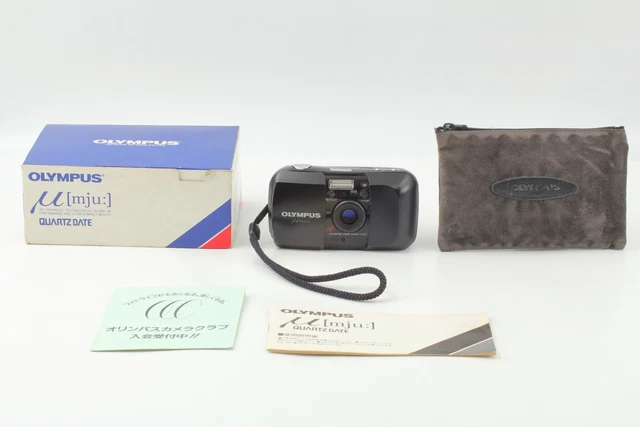 [Near MINT+++ in Box] Olympus mju μ 35mm f3.5 Point & Shoot Film Camera JAPAN