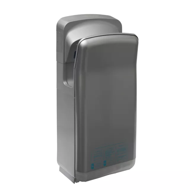 Vertical Electric Hand Dryer - Storm Grey