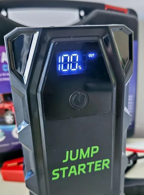 Batteria Di Emergenza Jump Starter Avviatore Per Auto  Caricabatteria Power Bank