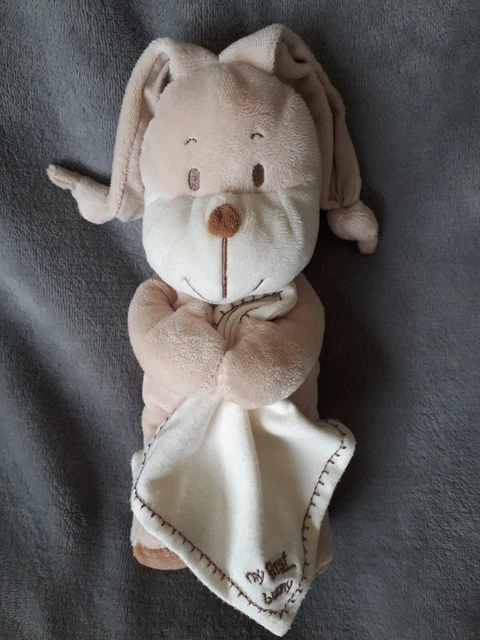 SAINSBURYS MY First Bunny Rabbit Plush Soft Toy With Blankie Comforter 14.99 PicClick UK