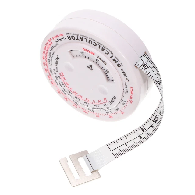 Einziehbares Maßband Doppelseitiges Klebeband Für Kleidung White Fitness