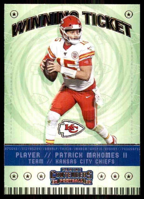 2020 Panini Contenders Winning Ticket Patrick Mahomes II #1