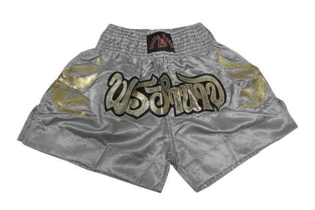 Pantaloncini da boxe MMA Muay Thai Training UFC Arti Marziali Calcio Satin Ragazzi Giovani