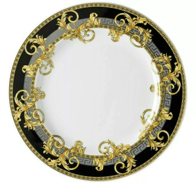 Versace Von Rosenthal Prestige Gala 10.5 " Essteller #403637-10227 Brand Feder