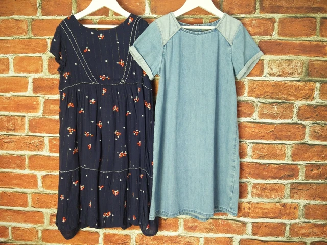 Pacchetti Ragazze Età 9-10 Anni John Lewis Next Bellissimi Abiti Denim Floreale 140Cm