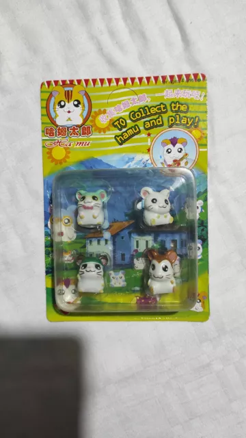 4 Hamtaro Figure Pen Topper Sigillati Bootleg Caplin Damerino Bijou Tantasa'
