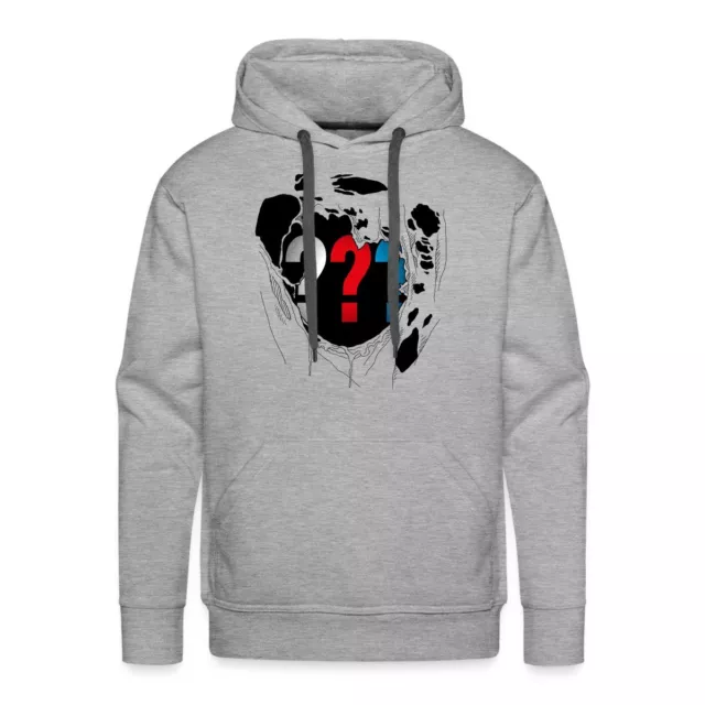 Die Drei Fragezeichen Logo Brust Männer Premium Hoodie