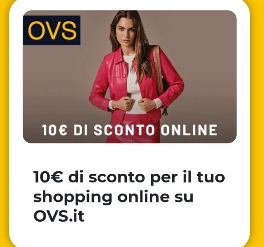 coupon ovs.it 10 euro