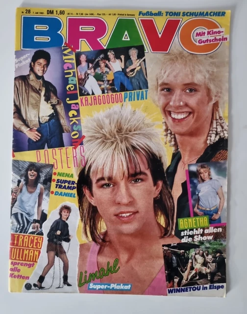 Bravo 28 vom 7.7.1983 Kajagoogoo / Nena ABBA-Agnetha / Eurythmics (D345)