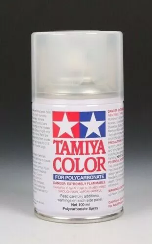 Tamiya Colore Spray Per Policarbonato Flat Clear Trasparente Opaco     Art Ps55