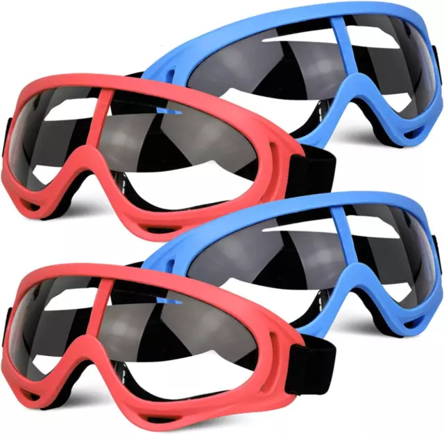 4 Pack Protective Glasses Safety Goggles Eye Shield, Face Glasses for Kids Ey...