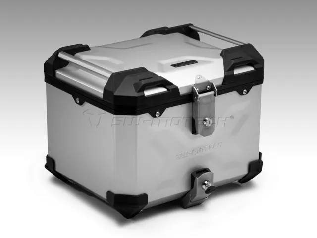 Top-Case SW-MOTECH TRAX ADVENTURE Gr: 38 L Farbe: Silber Motorrad Aluminium